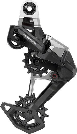 SRAM Rear Derailleurs SRAM Eagle 90 T-Type Rear Derailleur - 12-Speed Long Cage 52t Max Full Mount Aluminum Cage BLK/Silver
