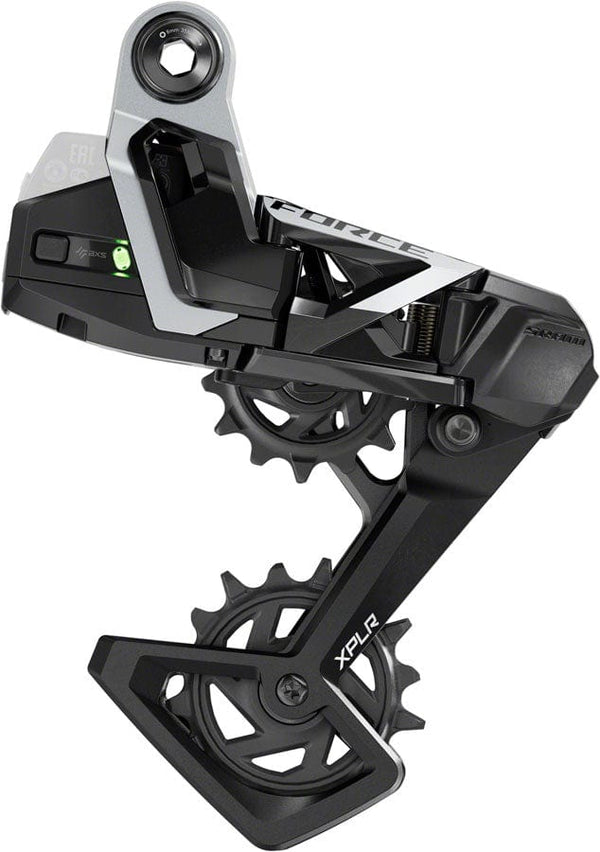 SRAM Rear Derailleurs SRAM Force XPLR AXS Rear Derailleur - For Force XPLR 1x 13-Speed 46t Max UDH Hangerless Battery Not Included BLK/Silver E1