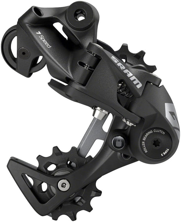 SRAM Rear Derailleurs SRAM GX DH Rear Derailleur - 7-Speed Medium Cage Black with Clutch A3