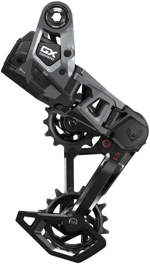 SRAM Rear Derailleurs SRAM GX Eagle T-Type AXS Rear Derailleur - 12-Speed 52t Max Battery Not Included UDH Hangerless Steel Cage BLK