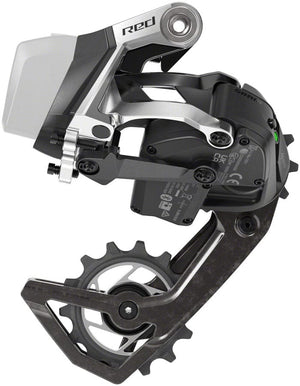 SRAM Rear Derailleurs SRAM RED AXS Rear Derailleur - 12-Speed Medium Cage 36t Max Battery Not Included BLK E1