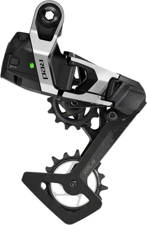 SRAM Rear Derailleurs SRAM RED XPLR AXS Rear Derailleur - For RED XPLR 1x 13-Speed 46t Max UDH Hangerless Battery Not Included BLK/Silver E1