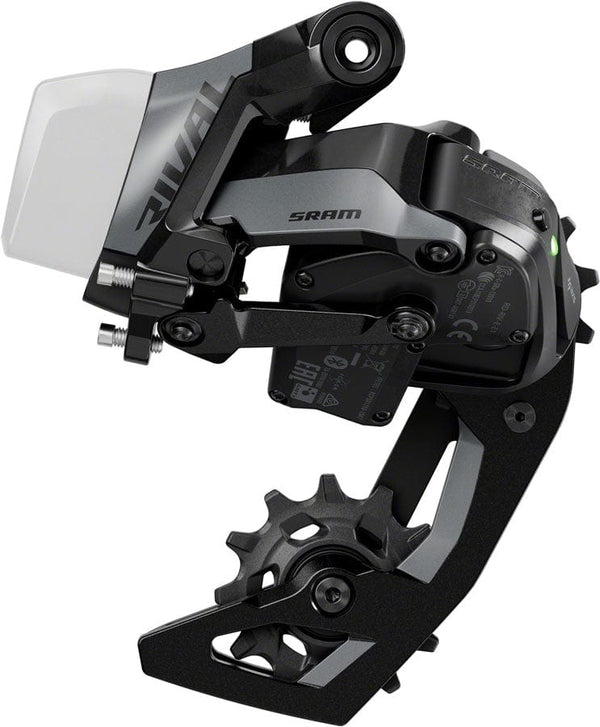 SRAM Rear Derailleurs SRAM Rival AXS Rear Derailleur - 12-Speed 36t Max Battery Not Included Aluminum Cage BLK E1
