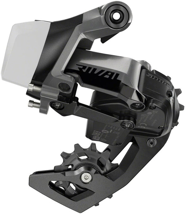 SRAM Rear Derailleurs SRAM Rival eTap AXS Rear Derailleur - 12-Speed Medium Cage Battery Sold Separately BLK D1
