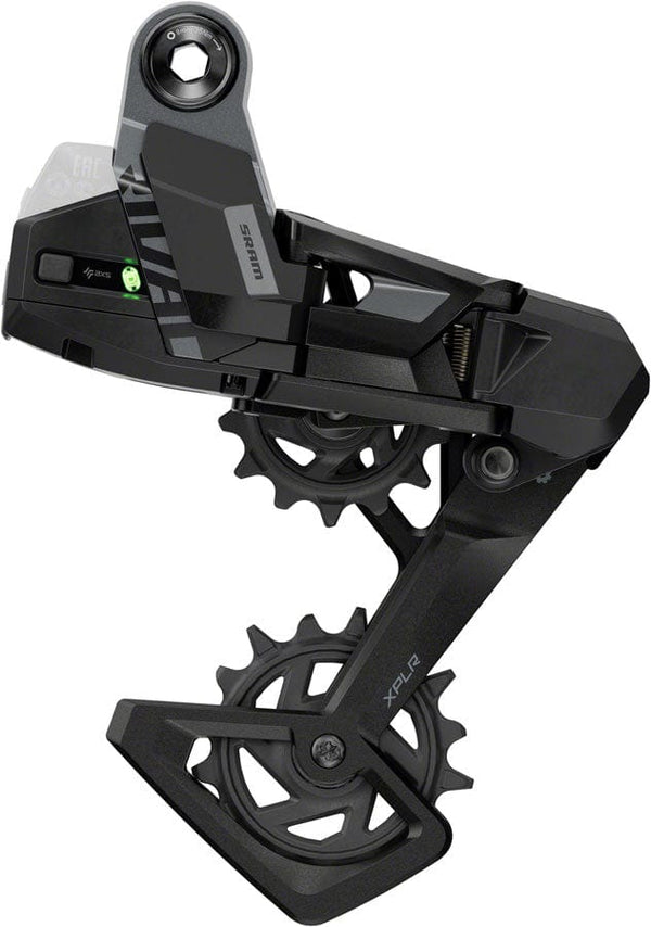 SRAM Rear Derailleurs SRAM Rival XPLR AXS Rear Derailleur - For Rival XPLR 1x 13-Speed 46t Max UDH Hangerless Battery Not Included BLK/Silver E1