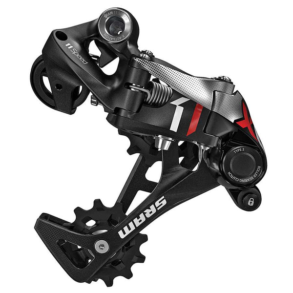 SRAM Rear Derailleurs SRAM X01 Rear derailleur 11sp. Type 2.1 Medium cage Red