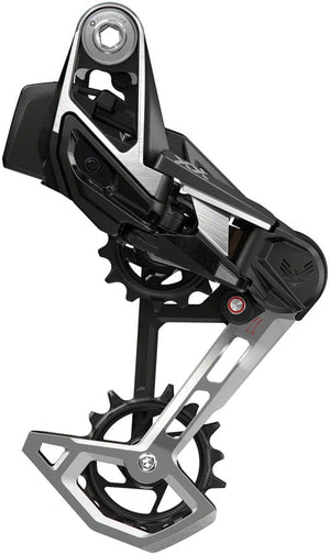 SRAM Rear Derailleurs SRAM XX Eagle T-Type AXS Rear Derailleur - 12-Speed 52t Max Battery Not Included UDH Hangerless Aluminum Cage BLK/Silver