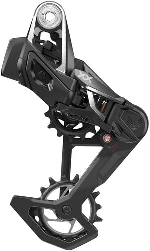 SRAM Rear Derailleurs SRAM XX SL Eagle T-Type AXS Rear Derailleur - 12-Speed 52t Max Battery Not Included UDH Hangerless Carbon Cage BLK/Silver