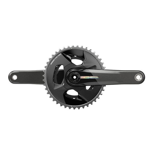 SRAM Road / Track Cranksets SRAM Force D2 2x Wide Crankset Speed: 12 Spindle: 28.99mm BCD: 94 43/30 DUB 165mm Black Road Disc