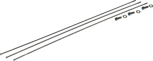 SRAM Spokes SRAM Spokes/Nipples/Washers 3-pack 298mm CX-Ray Straight-Pull External BLK Rise 60 B1 29"