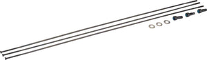 SRAM Spokes SRAM Spokes/Nipples/Washers 3-pack 298mm CX-Sprint Straight-Pull External BLK Roam 60 29"