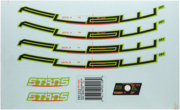 Stan's Rim Accessories 27.5" / Green Stan's Flow CB7 Rim Decal