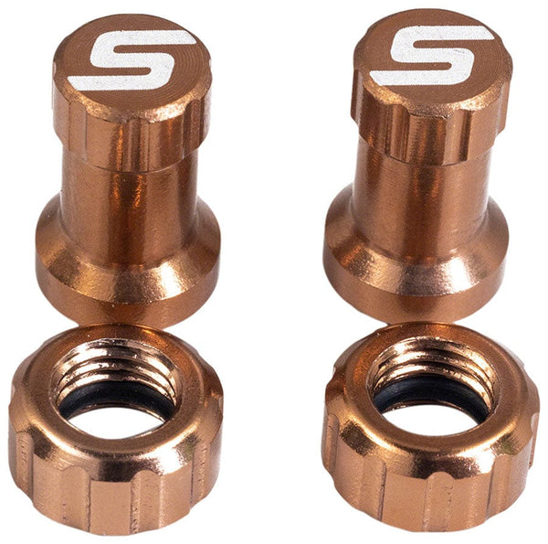 Stan's Valve Caps & Parts Copper Stan's Tubeless Valve Stem Cap Color Kit - Pair
