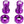 Stan's Valve Caps & Parts Purple Stan's Tubeless Valve Stem Cap Color Kit - Pair