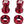 Stan's Valve Caps & Parts Red Stan's Tubeless Valve Stem Cap Color Kit - Pair