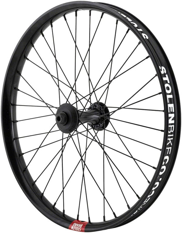 Stolen Front Wheel Stolen Rampage Pro Street Front Wheel - 20" 3/8" x 100mm Brakeless Black