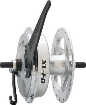 Sturmey-Archer Front Hub Sturmey-Archer XL-FD Front Hub - 9 x 1 x 100mm Drum Brake Silver 36h