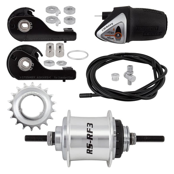Sturmey archer Hubs Sturmey archer RSRF3 3sp Hub Kit internal geared hub rear 36H 129