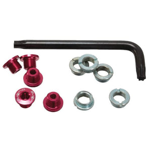 Sugino Nuts & Bolts Red Sugino Alloy Chainring Bolt Set
