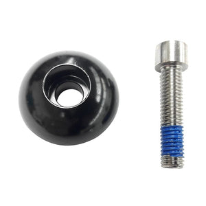 Sun seeker Bicycle rep parts Sun seeker Keyed Fit Recumbent Rear Hub Retaining Bolt/Cap Black