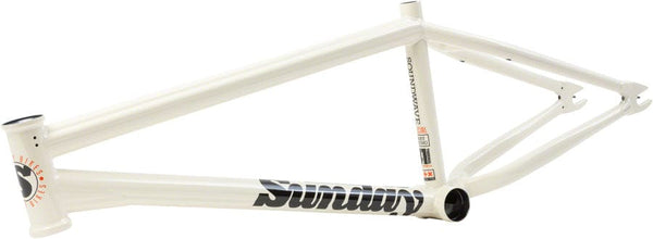 Sunday BMX Frames 20.5" / White Sunday Soundwave V3 BMX Frame