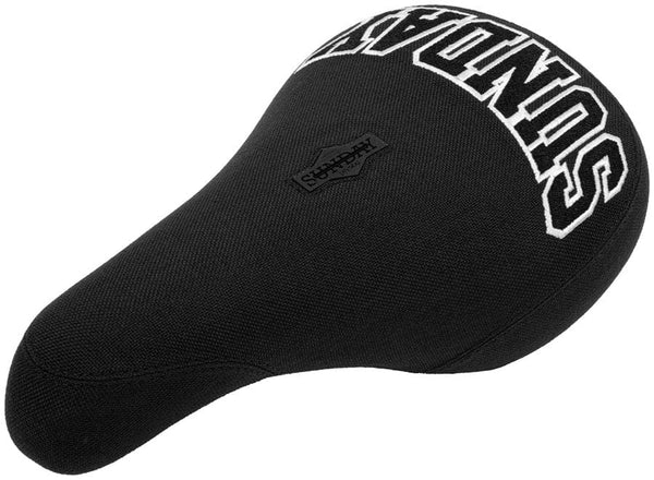 Sunday Saddles Sunday Blockhead BMX Seat - Pivotal Black/White Fat