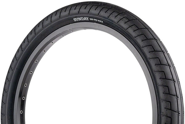 Sunday Tires Sunday Street Sweeper Tire - 20 x 2.4 Clincher Wire Black/Black
