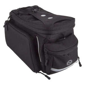 Sunlite Bags Sunlite RackPack Medium w/Pannier Bag Velcro Straps 12.6x5.5x7.9` 1920 c.i. Black