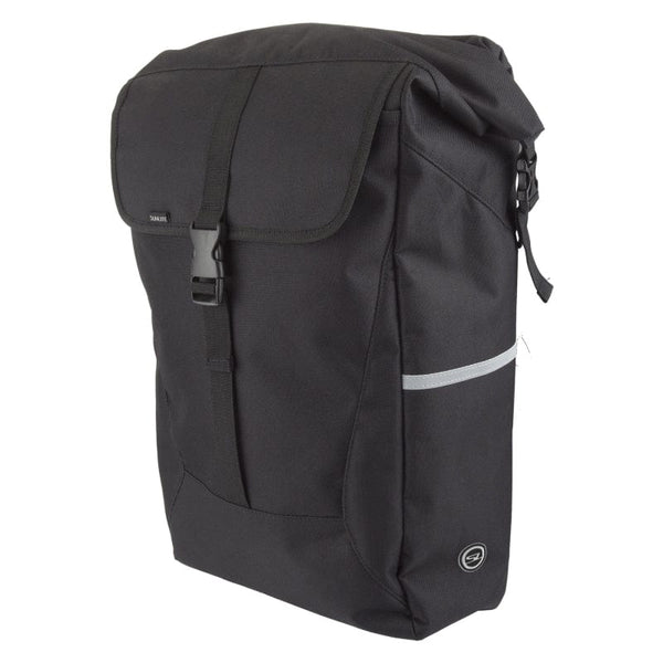 Sunlite Bags Sunlite Traveler Pannier Bag Hook-On 11.8x5.5x18.1` 1100 c.i Black