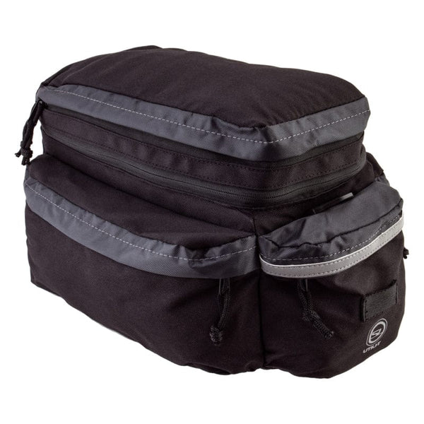 Sunlite Bags Sunlite Utili-T Rackbag II Expandable Velcro Straps 14.5x9.5x8` 1196 c.i. Black/Grey