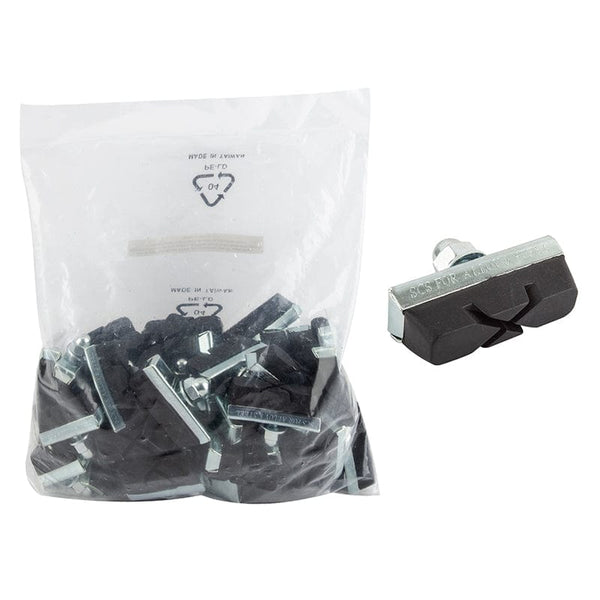 Sunlite Brake Pads Sunlite Bulk Bag of 50 (25pr)  35mm Black Bag of 25pr