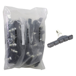 Sunlite Brake Pads Sunlite Bulk Threaded Post Brake Pads 25 Pair 70mm Standard Black Offset