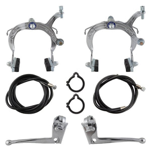 Sunlite Brakes Sunlite Cruiser/MX Set Pair Chrome Steel 73-91mm