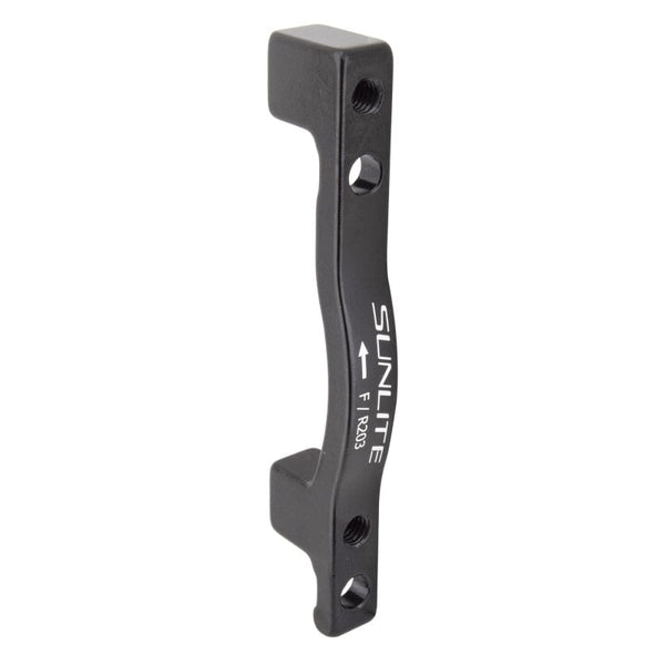 Sunlite Brakes Sunlite Disc Adapter FT/RR 203mm Post Mount Post Mount Black