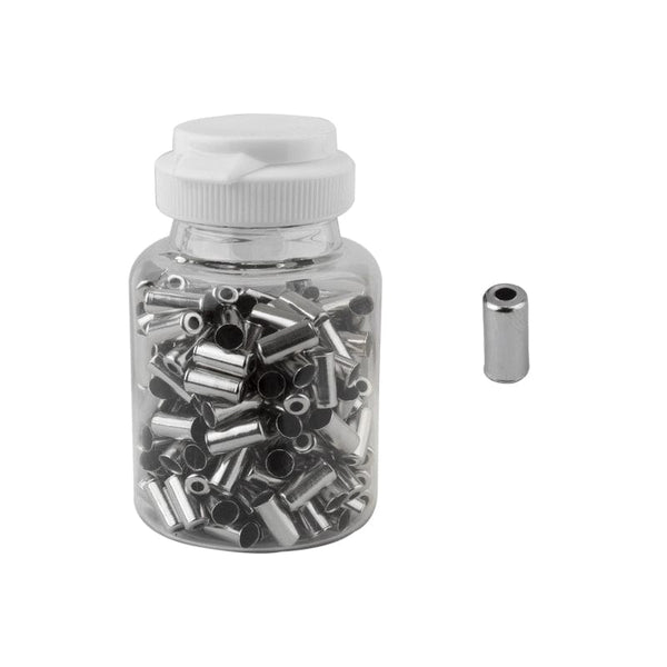 Sunlite Cables and Housing Sunlite Cable Ferrules Brake 5mm Alloy Silver Bottle of 200