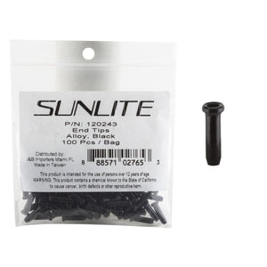 Sunlite Cables and Housing Sunlite Cable Tips  Black Bag of 100