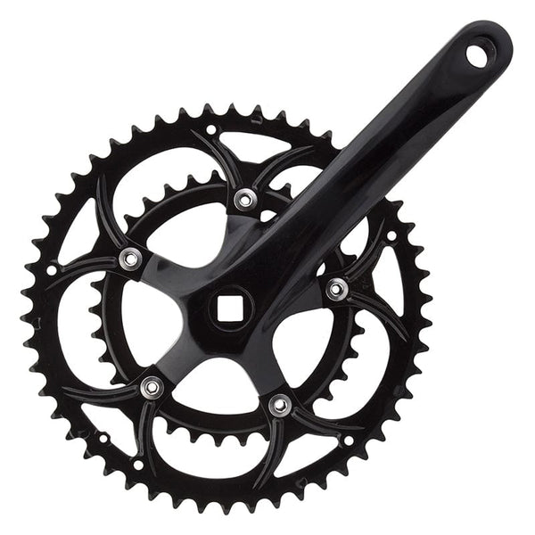 Sunlite Cranksets and Arms Sunlite Alloy Double 172.5x50/34 110 SQR JIS crankset black
