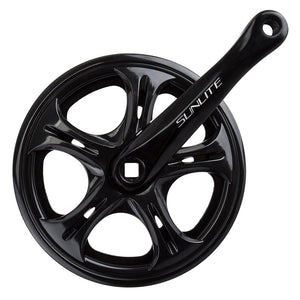 Sunlite Cranksets and Arms Sunlite Big City Single Speed Crank 170x48 127 SQR JIS crankset black