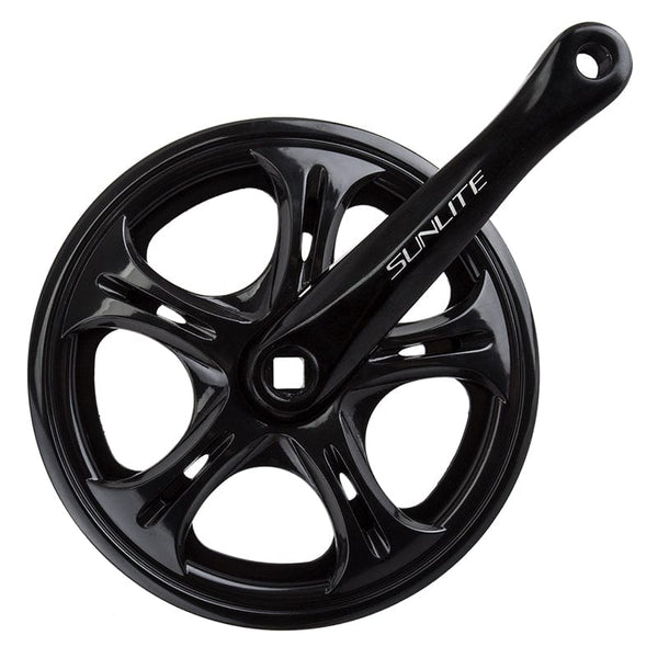 Sunlite Cranksets and Arms Sunlite Big City Single Speed Crank 170x48 127 SQR JIS crankset black