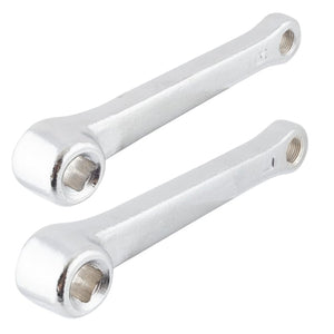 Sunlite Cranksets and Arms Sunlite Steel L&R Cotterless Arms 4` SQR JIS crankset silver
