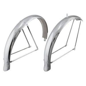 Sunlite Fenders Sunlite Cruiser Full Pair Cruiser 26` x 75mm Chrome 64mm / 2.50`