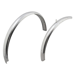 Sunlite Fenders Sunlite Stainless Steel Pair 26` MTB 26` x 58mm Stainless Chrome 48mm / 1.90`