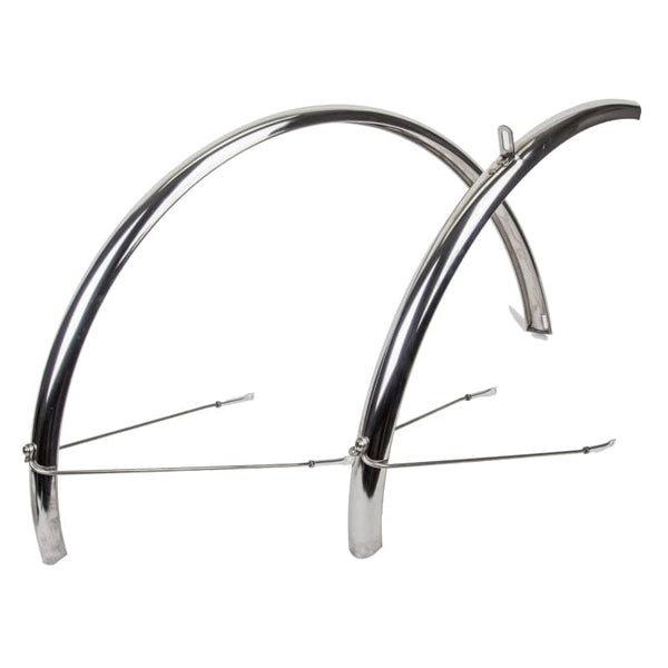 Sunlite Fenders Sunlite Stainless Steel Pair Road/Hybrid 700C x 36mm Stainless Chrome 25mm / .98`