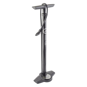 Sunlite Floor Pumps Sunlite Air Surge Plus Floor 3.5` Analog PV/SV 160psi 23` Steel Black
