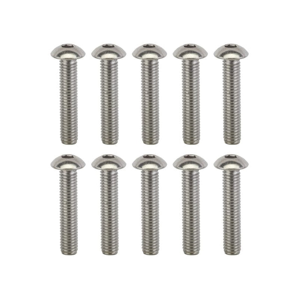 Sunlite Hardware Sunlite Stainless Steel Button Head Bolts M5 x 25 Bag of 10