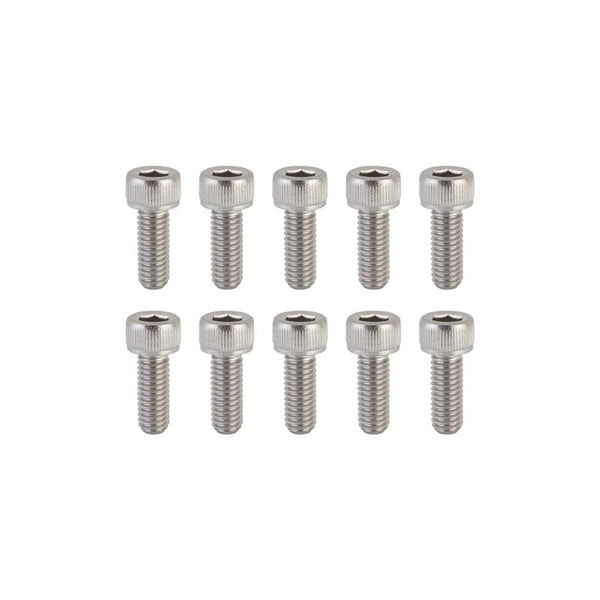 Sunlite Hardware Sunlite Stainless Steel Socket Cap Bolts M6 x 16 M6x1mm TP Bag of 10