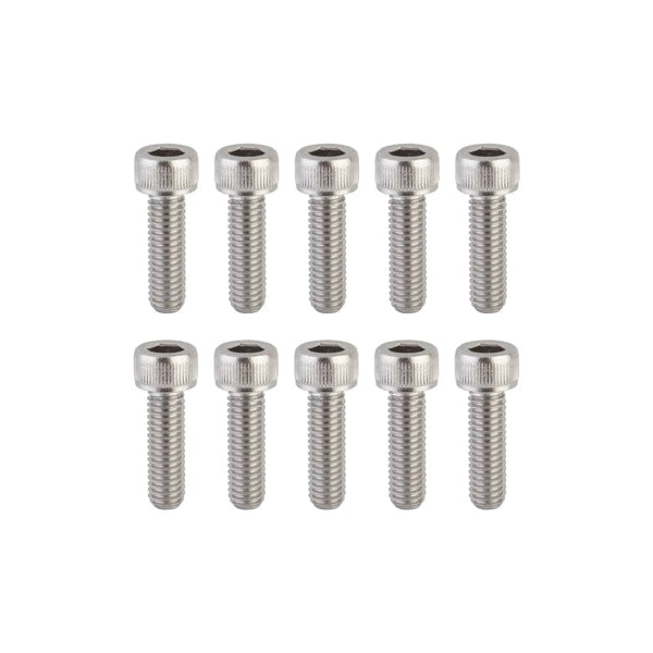 Sunlite Hardware Sunlite Stainless Steel Socket Cap Bolts M6 x 20 M6x1mm TP Bag of 10