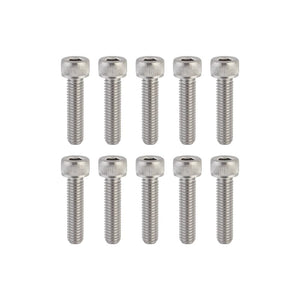 Sunlite Hardware Sunlite Stainless Steel Socket Cap Bolts M6 x 25 M6x1mm TP Bag of 10