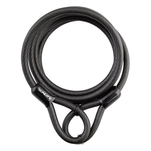 Sunlite Locks Sunlite Coiled Cable 8mm 6`/183cm Cable Only Blk