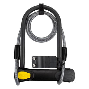 Sunlite Locks Sunlite Power Shield U Standard w/Cable 12mm 4x7.85`/10.16x19.93cm Key Blk Included